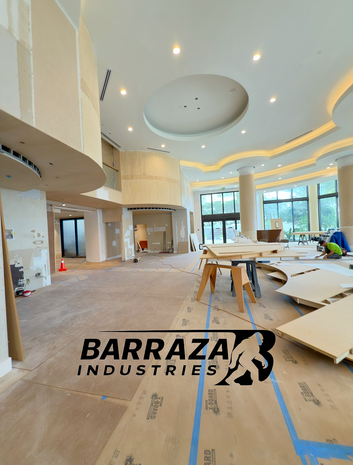 Luxury resort interior construction buildout Miami FL - Barraza Industries
